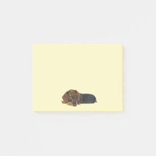 Repose des notes post-it Dachshund