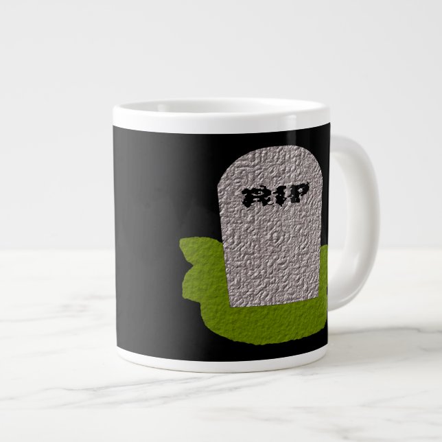Repose en paix Tombstone Mug (Devant droit)