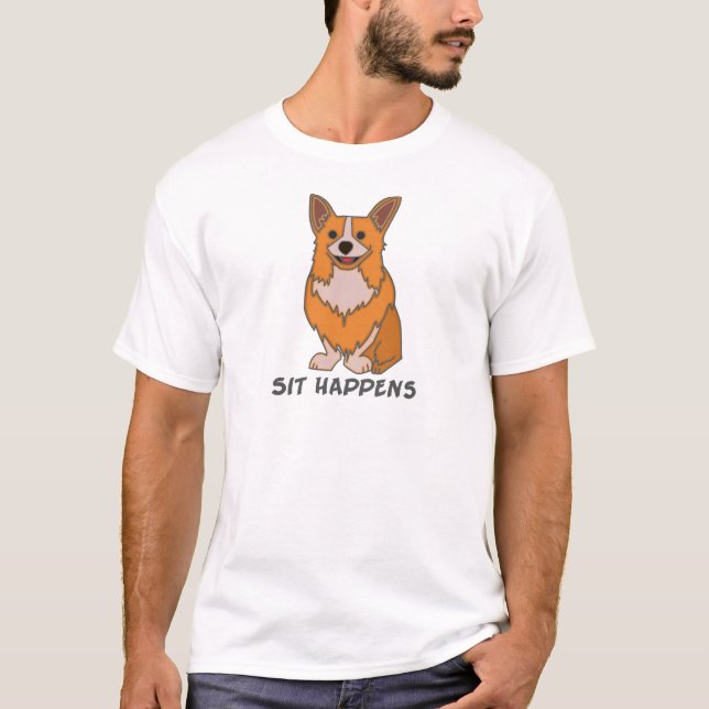Reposez-vous se produit T-shirt de corgi (Devant)
