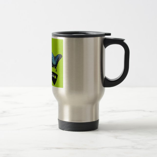 Repoussez la tasse de courant ascendant de logo (Droit)