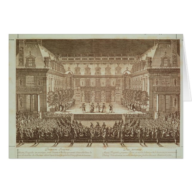 Représentation de l'opéra 'Alceste (Devant horizontal)