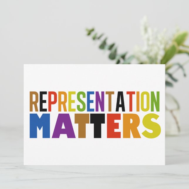 Representation Matters Rainbow Diversity Card (Debout devant)