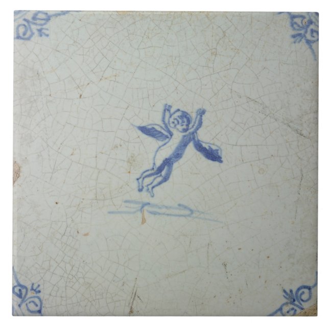 Reproduction de carreaux de Delft bleus et blancs  (Devant)