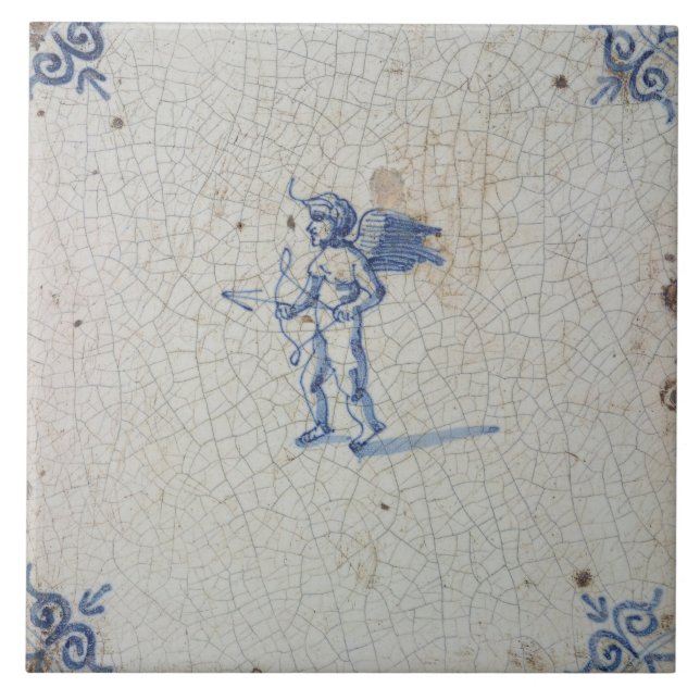 Reproduction de carreaux de Delft bleus et blancs  (Devant)