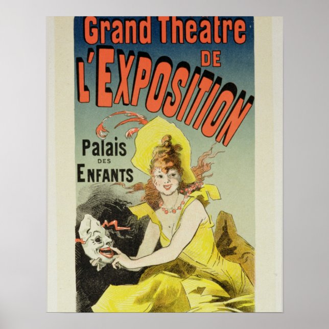 Reproduction d'une affiche annonçant le 'Grand Th' (Devant)