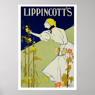 Reproduction d'une affiche publicitaire de 'Lippin