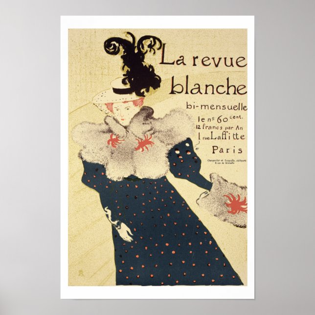Reproduction d'une affiche publicitaire "La Revue  (Devant)