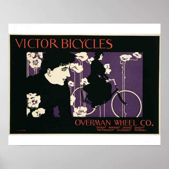 Reproduction d'une affiche publicitaire 'Victor Bi (Devant)