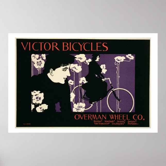 Reproduction d'une affiche publicitaire 'Victor Bi (Devant)