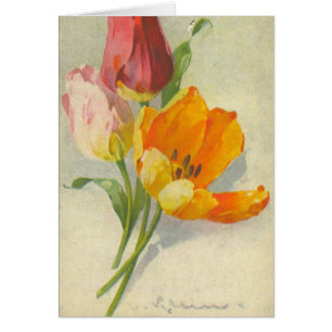 Reproduction vintage de carte postale de Catherine