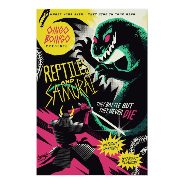 Reptiles and Samurai poster (Devant)