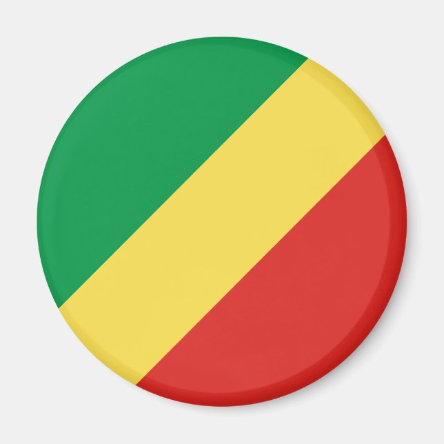 Republic of the Congo Flag Magnet (Devant)