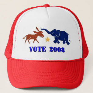 RÉPUBLICAIN DE DÉMOCRATE DE CASQUETTE DE PAC DE