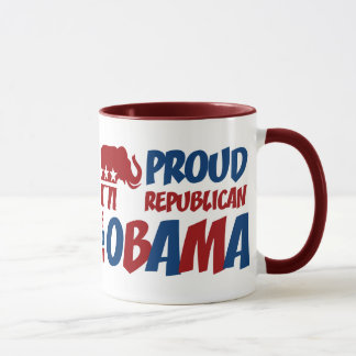 Républicain fier pour la tasse de sonnerie d'Obama