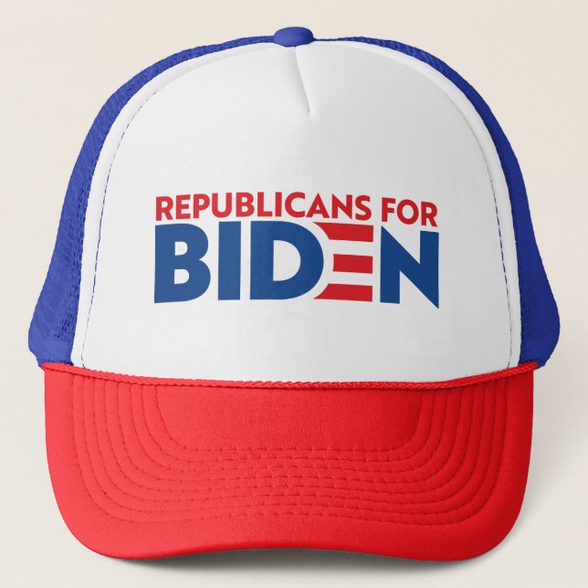Républicains Pour Biden Trucker Casquette (Devant)