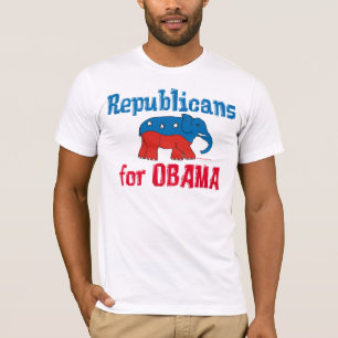 Républicains pour le T-shirts d'Obama