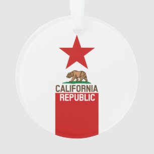 RÉPUBLIQUE DE CALIFORNIE Drapeau de l'État étoile 