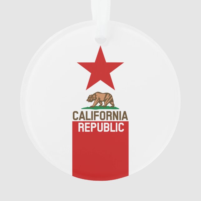 RÉPUBLIQUE DE CALIFORNIE Drapeau de l'État étoile  (dos)