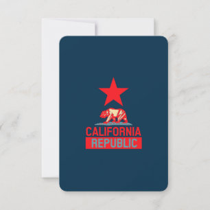 République de Californie en style bleu