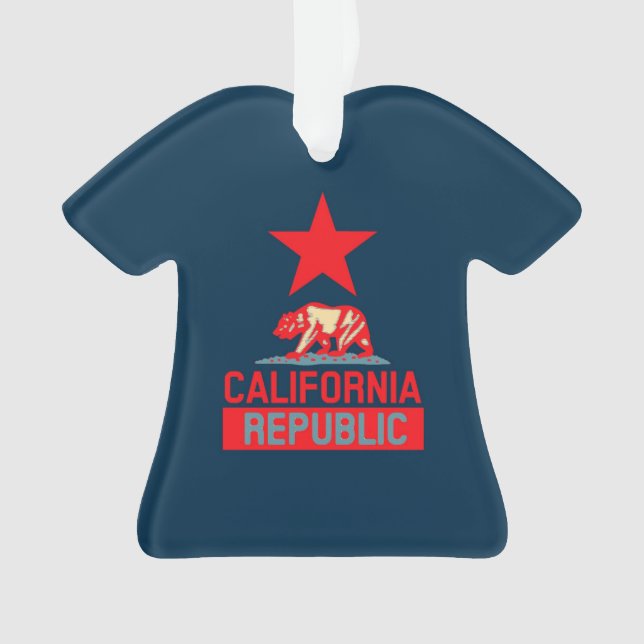 République de Californie en style pop (devant)