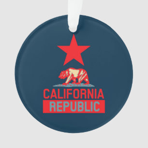 République de Californie en style pop