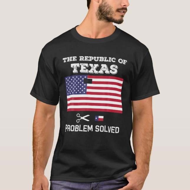 République du Texas TShirt Problem résolu (Devant)