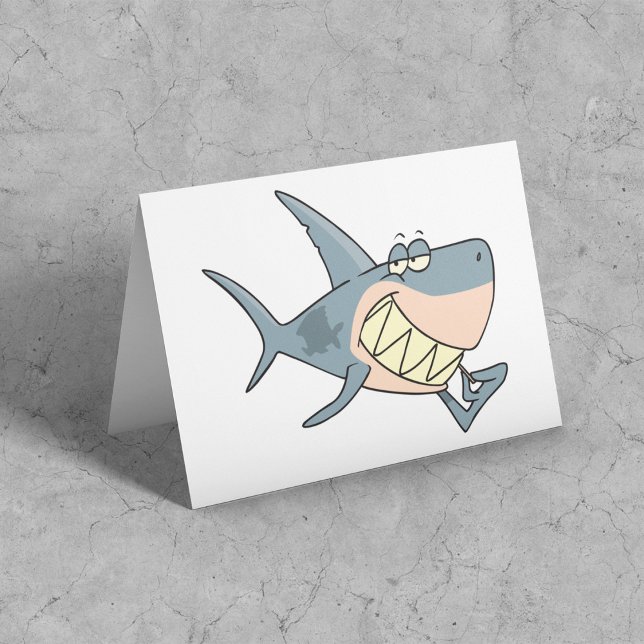 Requin À L'Aide D'Une Cartes De Voeux Pour Les Sou (Créateur téléchargé)