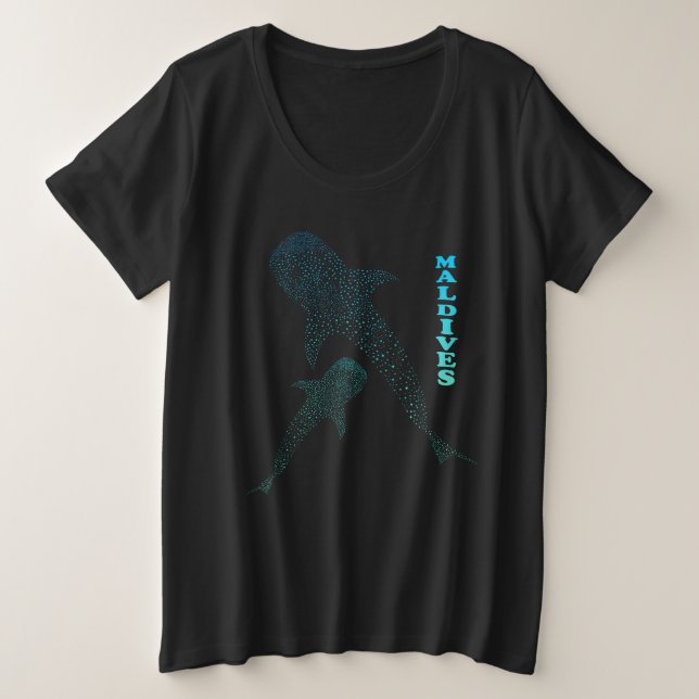 Requin baleine Maldives (Design devant)