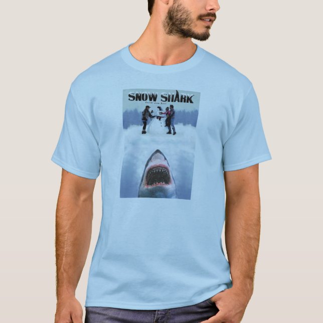 Requin de neige - T-shirt d'art d'énigme (Devant)