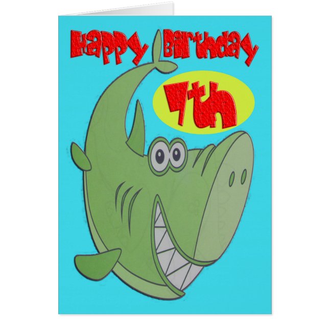 Requin vert Septième anniversaire (Devant)