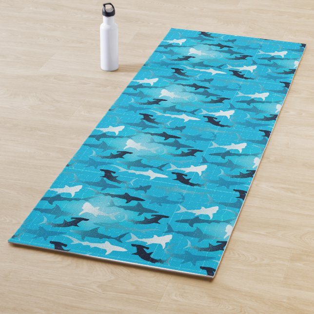 requins ! - tapis de yoga (En situation)