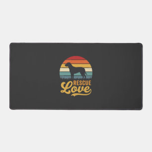 Rescue Love Retro Dog Sunset_1