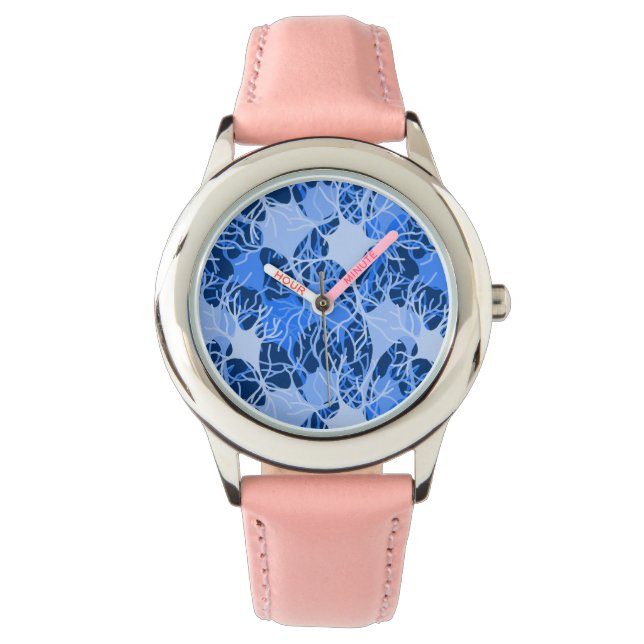 Réseau de neurones bleus eWatch Montre (devant)