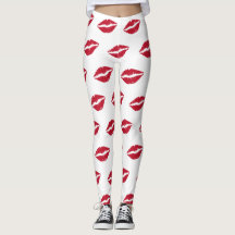 Réseau Lips Kiss Leggings