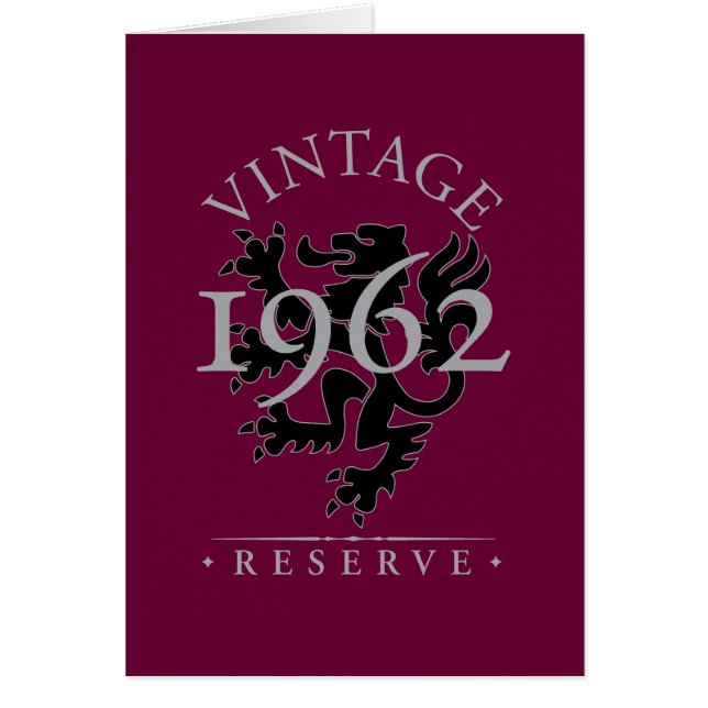 Réservation vintage 1962 (Devant)