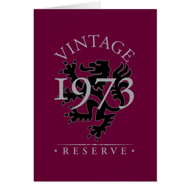 Réservation vintage 1973 (Devant)