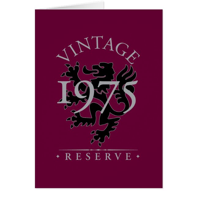 Réservation vintage 1975 (Devant)