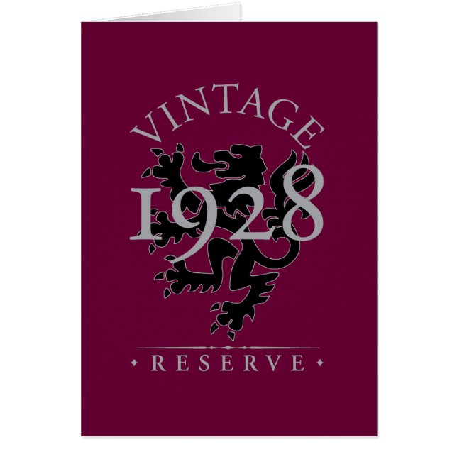 Réserve de Vintage 1928 (Devant)