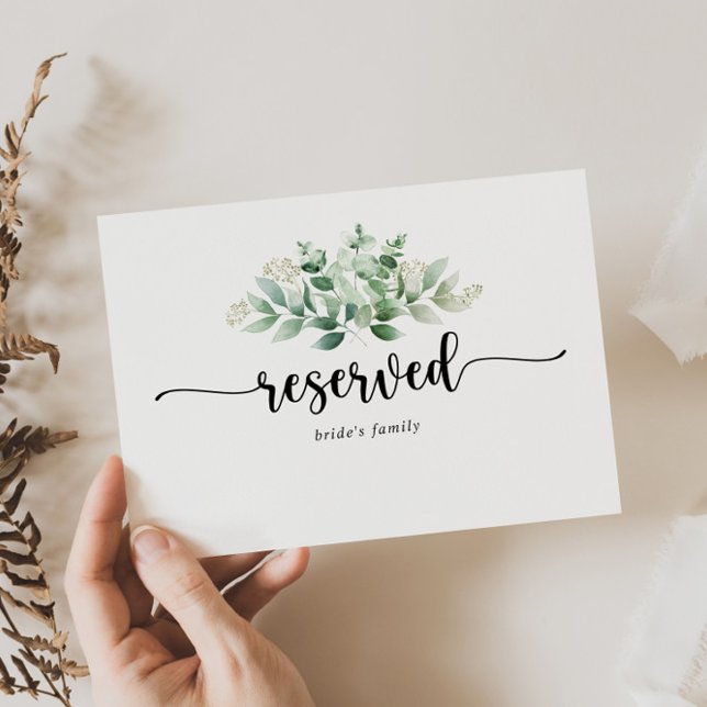 Réservé Minimaliste Eucalyptus Redding (Créateur téléchargé)