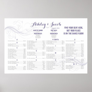 **RÉSERVÉ pour Ashley+Jacob** Tableau de sièges 36