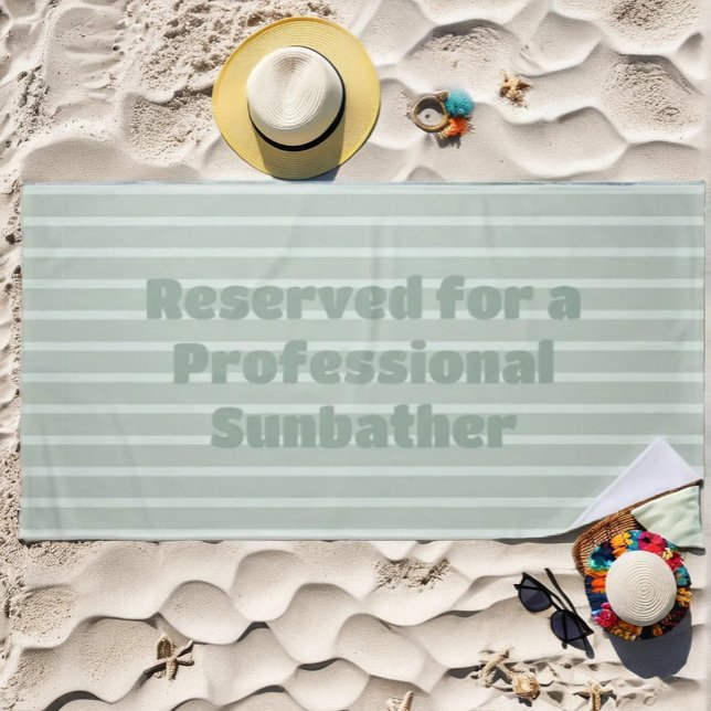 Réservé pour une serviette de plage Sunbather Prof (Créateur téléchargé)