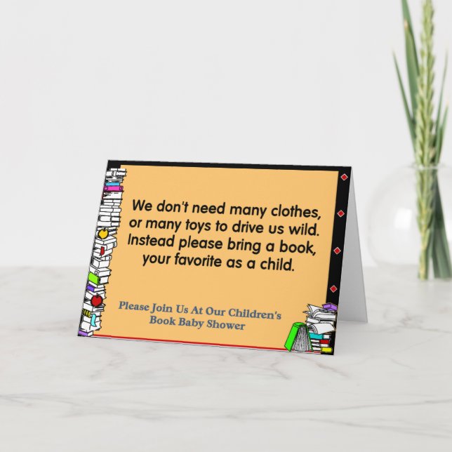 Réserver Invitation Baby shower à thème (Devant)