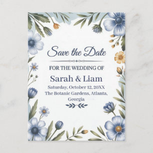 "Réservez la Date" Élégante Invitation de Mariage