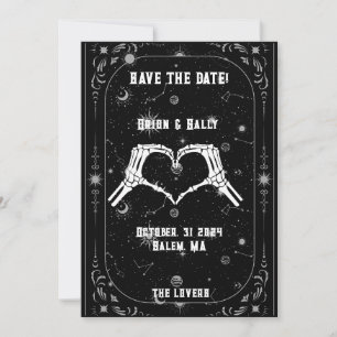Réservez la date La Carte de Tarot des Amoureux