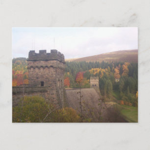 Réservoir de Dergone, carte postale du district de