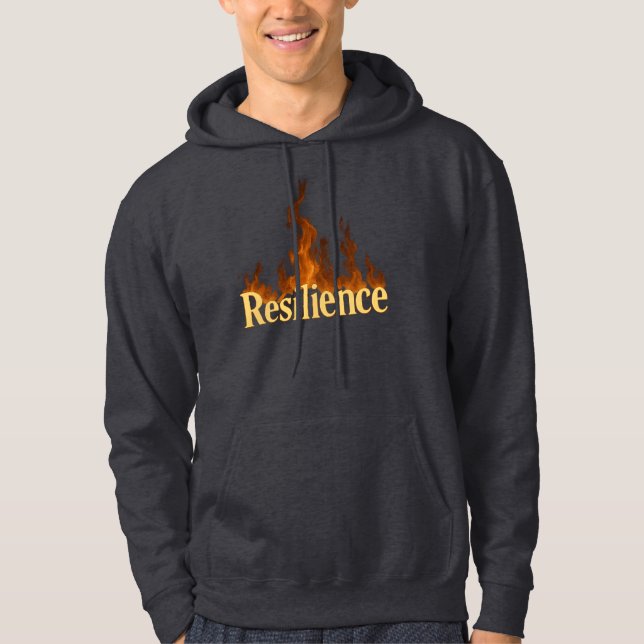 Résilience Sweat - shirt à capuche d'incendie (Devant)