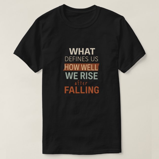 Résilience, T-shirt de croissance personnelle (Design devant)