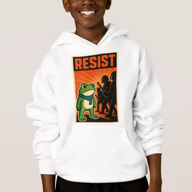 resist frog, frog resistance, portland frog (Devant)