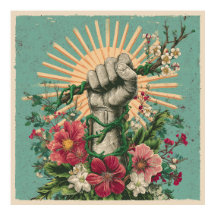 Résistance aux racines - Affiche de protestation S