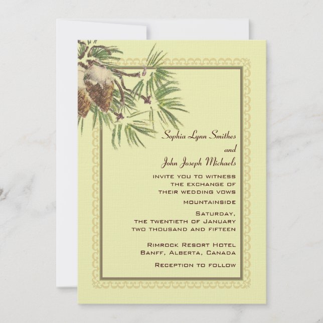 Résistance du faire-part de mariage (Devant)